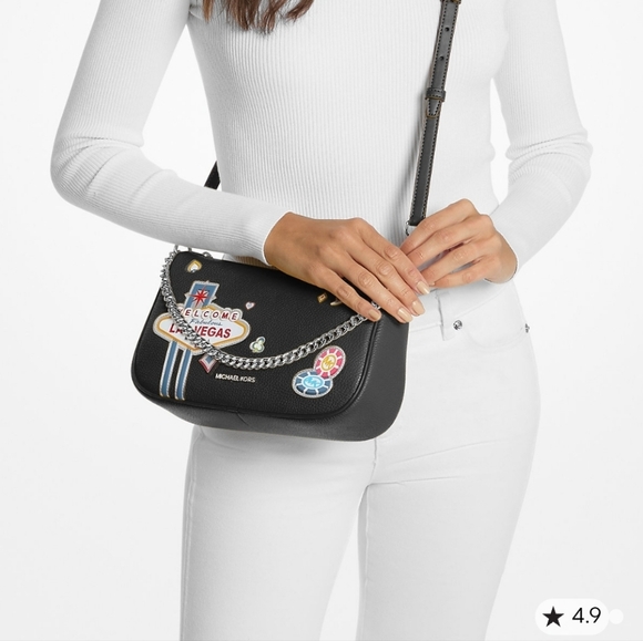 Michael Kors Olive Green Las Vegas Carmela Crossbody NWT - Picture 12 of 13